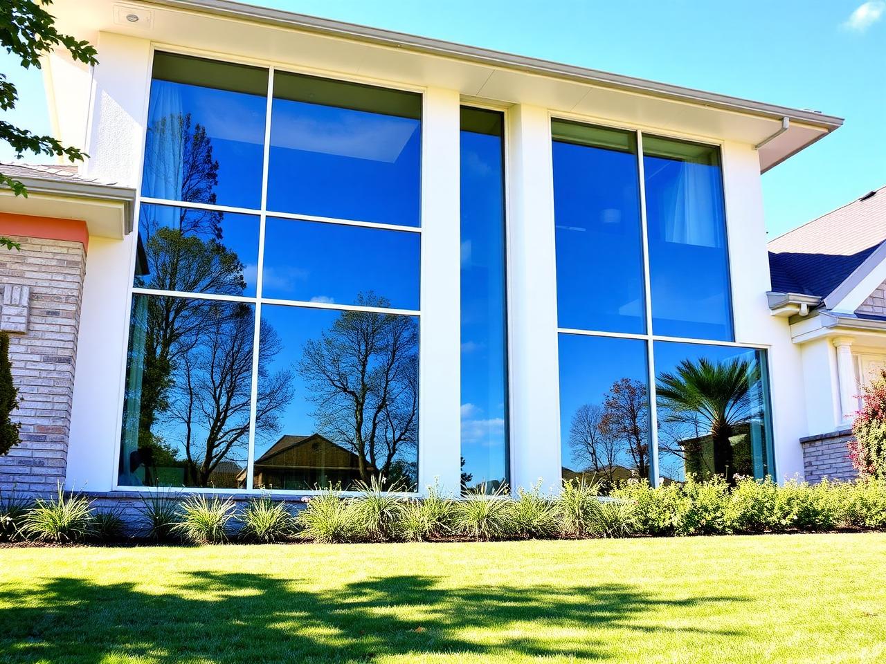 Beautiful home with sparkling clean windows